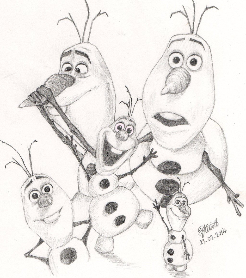 1024x1154 Olaf Tribute By Dnostallone