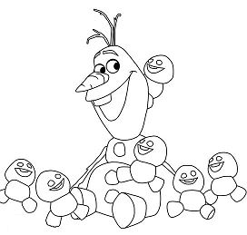 272x259 Disney Frozen Elsa With Easter Bunny Coloring Page