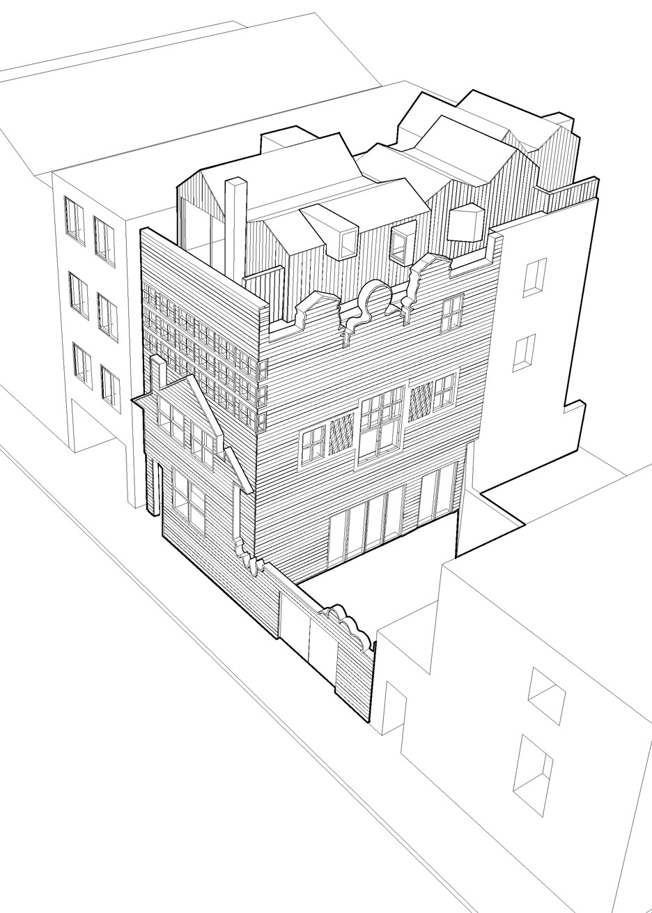 936x1310 Fat's Blue House Set For Rooftop Extension By Sean Griffiths