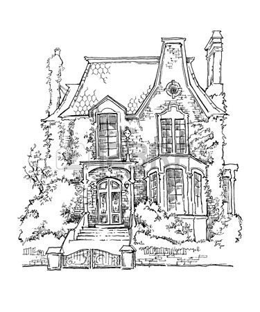 375x450 646 Western Style Architecture Cliparts, Stock Vector And Royalty