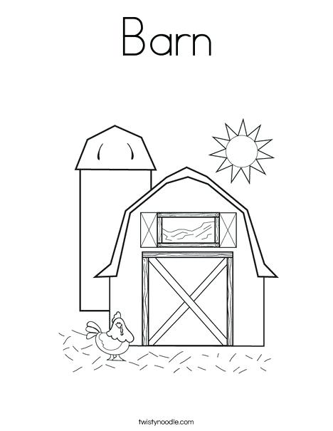 468x605 Barn Coloring Pages Barn With Hen Coloring Page Barnyard Movie