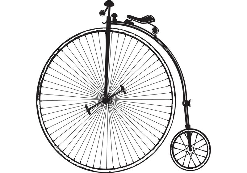 800x560 Old Fashioned Bicycle Vector Free Vector Art