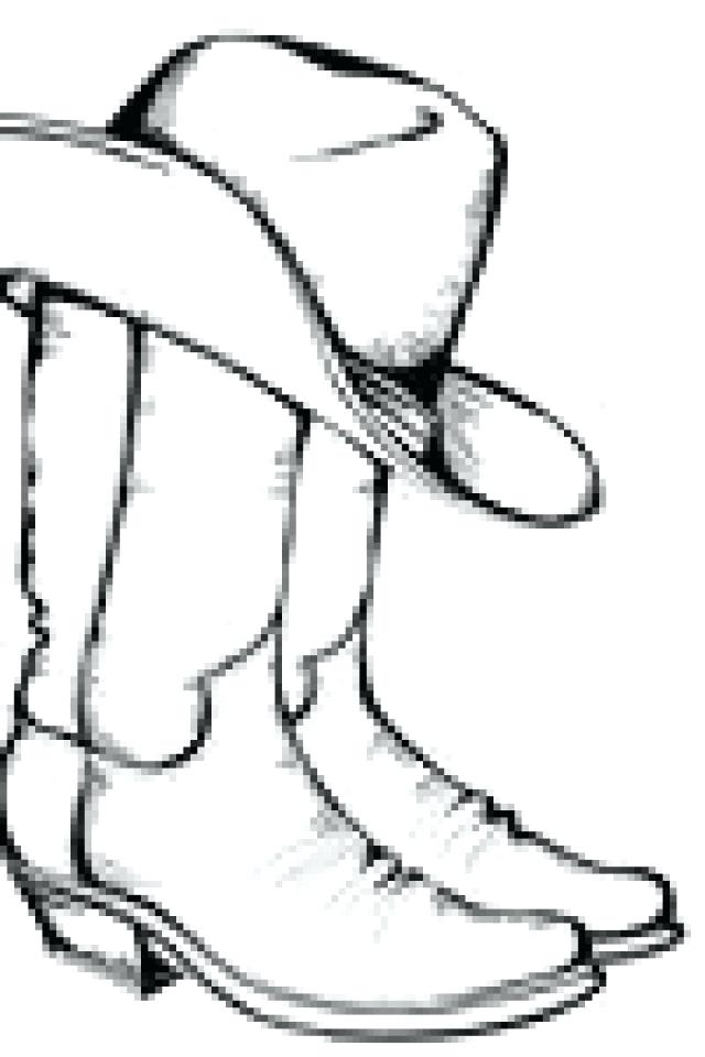 640x960 Cowboy Boots Coloring Pages Clip Arts Related To Pics Of Black