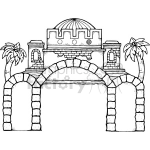 300x300 Royalty Free Nativity Stable Old Building 391619 Vector Clip Art