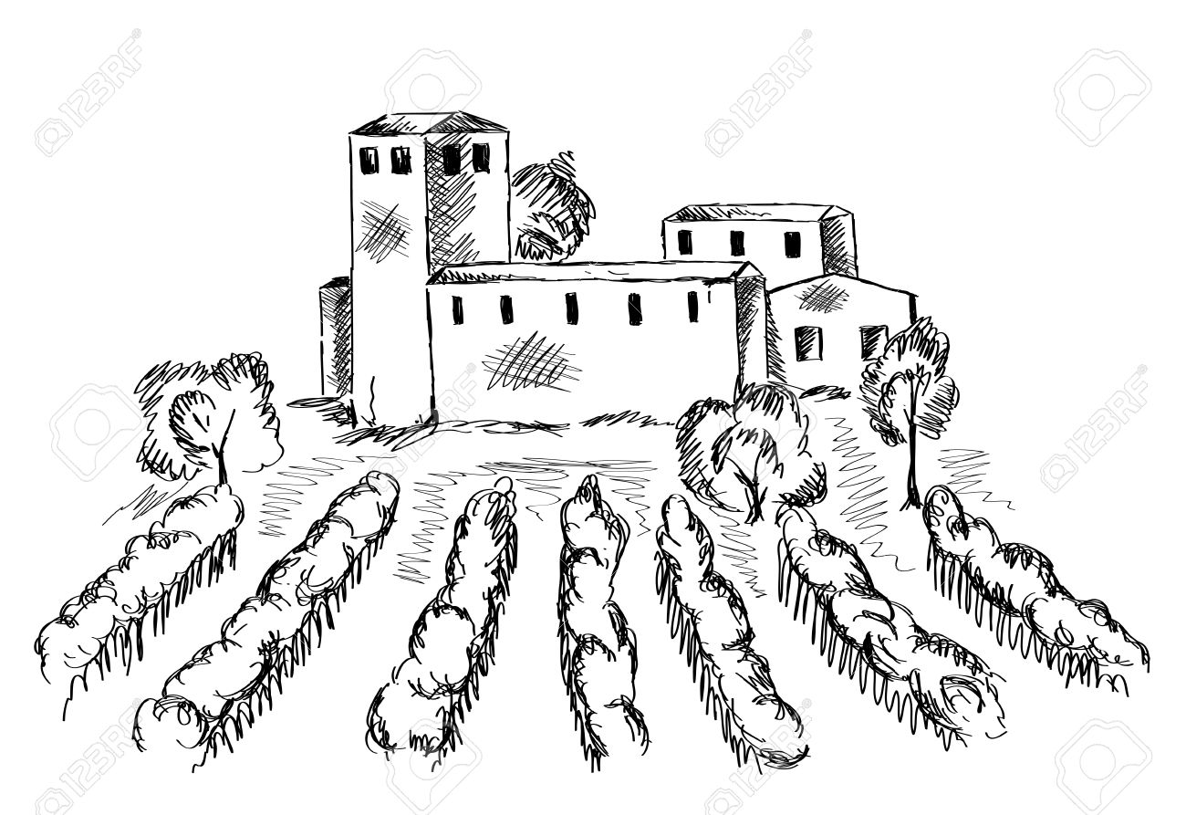 1300x893 Vineyard Old Building Royalty Free Cliparts, Vectors,