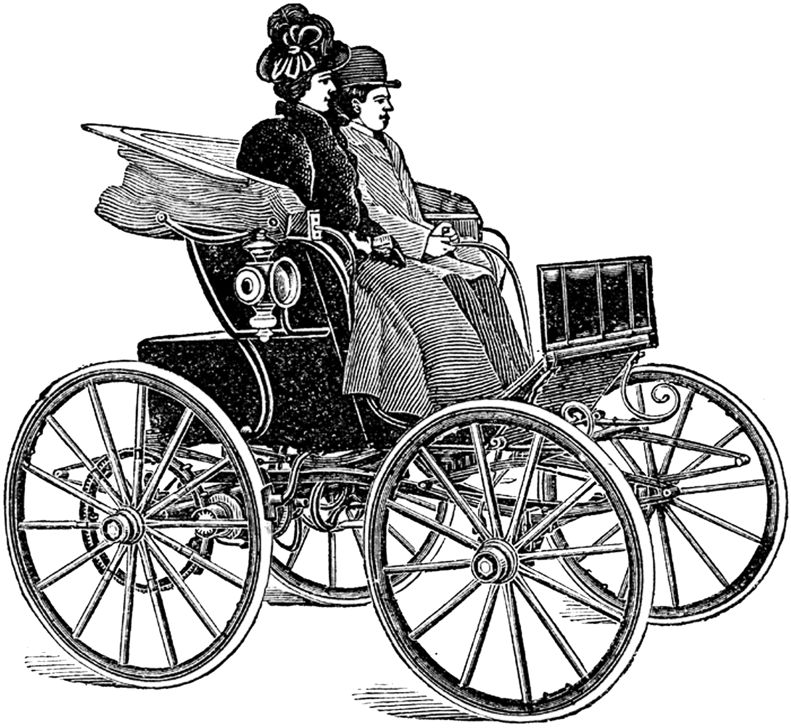 1600x1472 Vintage Very Old Car Transparent Png