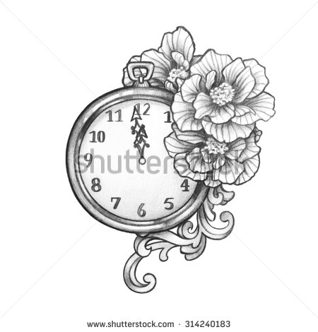 450x470 Clock Sketch