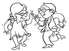 240x177 Old Married Couple Fighting With Pillows Everything Funny