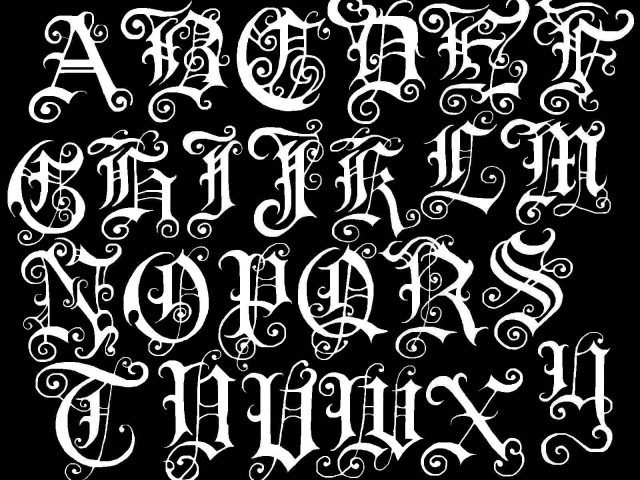 640x480 Graffiti Old English