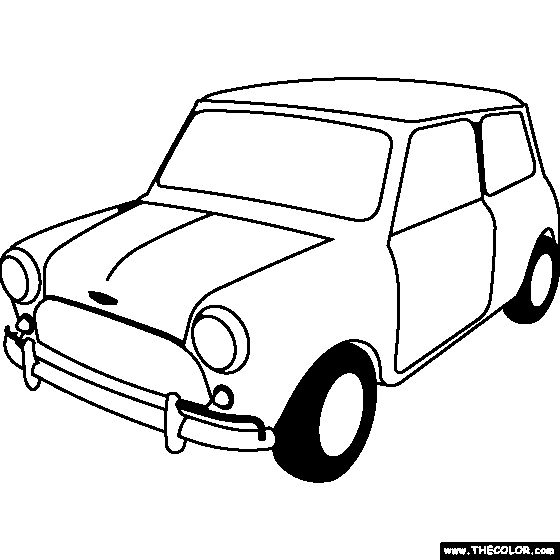 560x560 Classic Clipart Mini Cooper