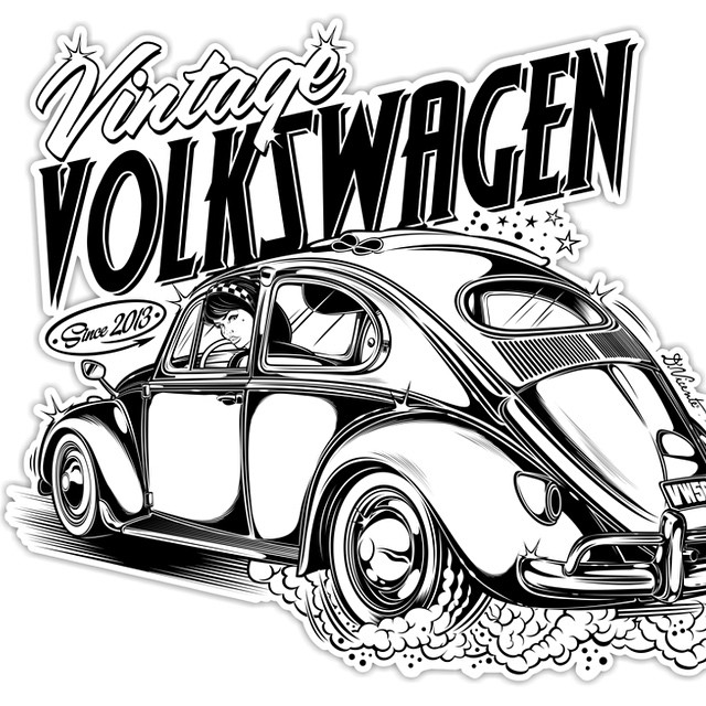 640x640 Design Vintage Volkswagen