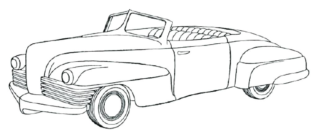 1024x420 Classic Car Coloring Pages 27 Together With Classic Muscle Car