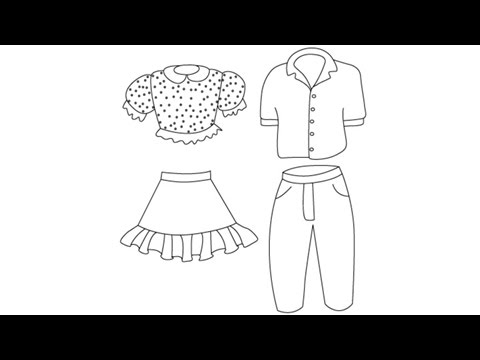 480x360 How To Draw Clothes