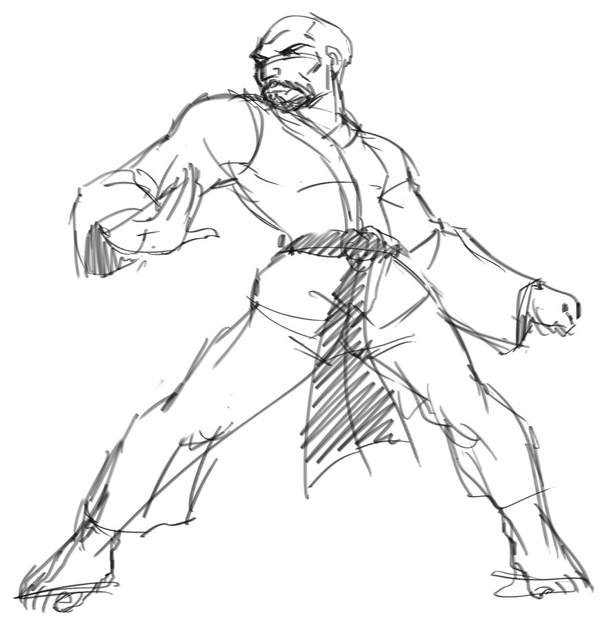 880x907 Old Guy Fighting Pose By Gultigargar