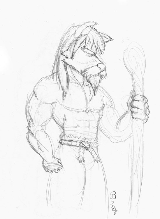 549x749 Old Wolf Guy Sketch 2 By Caseyljones