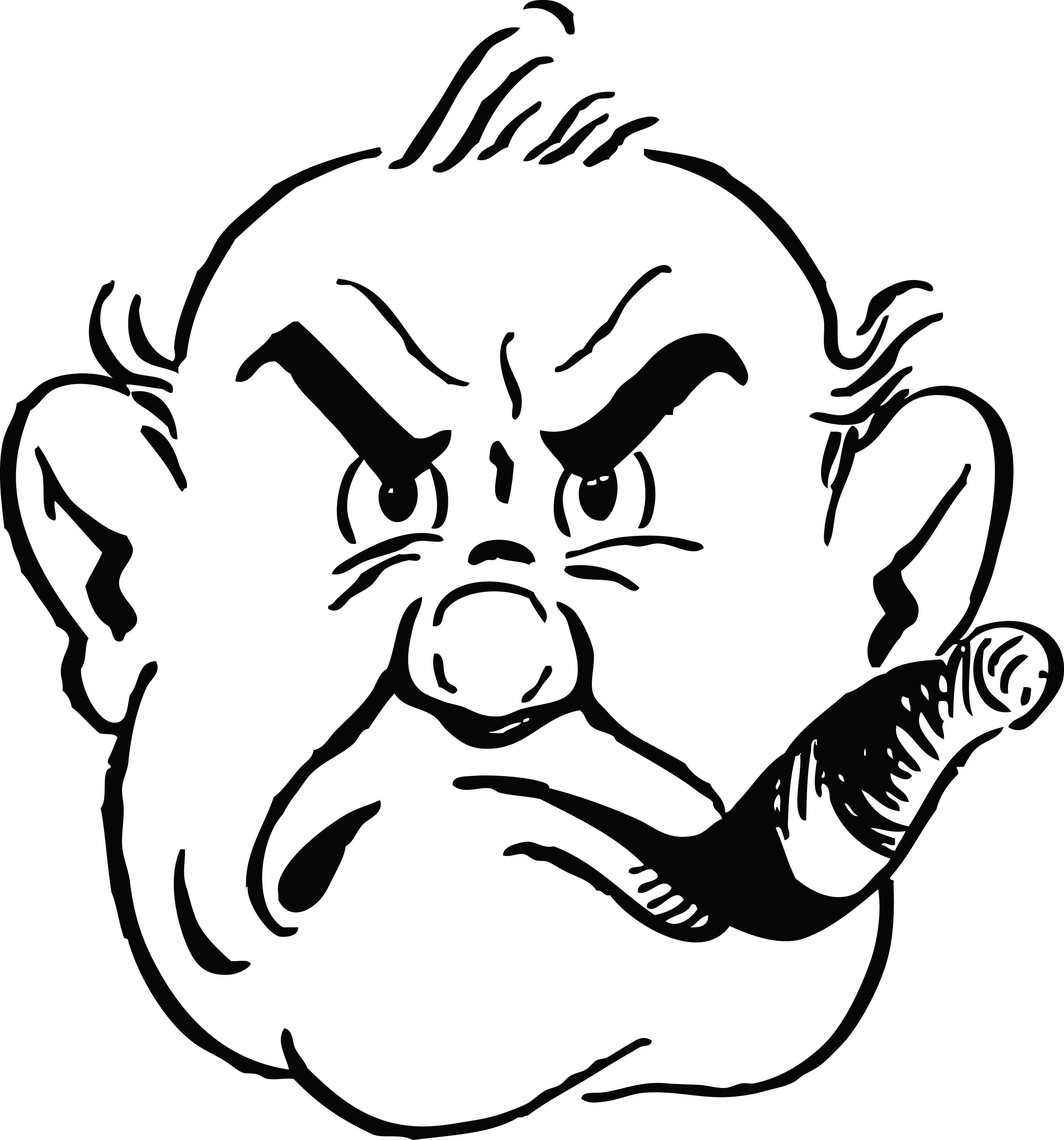 2986x3200 Grumpy Old Man Clipart Free