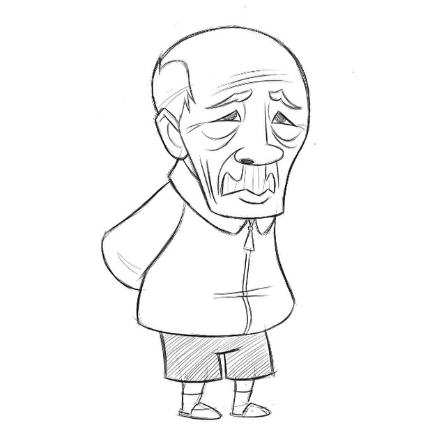 640x640 Old Asian Man By Sykohyko