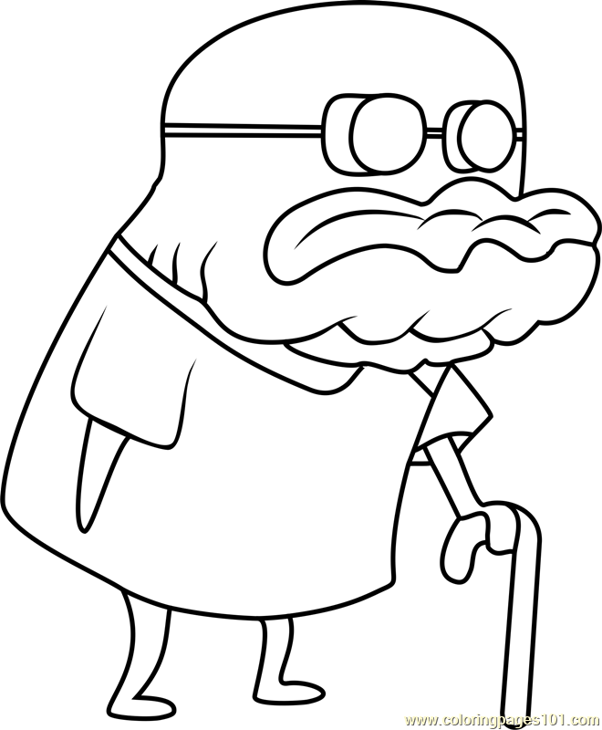 660x800 Old Man Jenkins Coloring Page