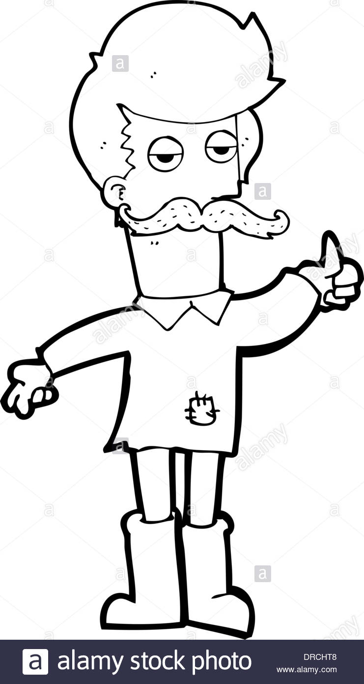 741x1390 Cartoon Old Man In Poor Clothes Stock Vector Art Amp Illustration