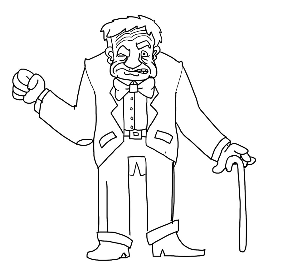 907x880 Grumpy Old Man By Spotprent