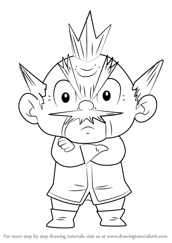 566x800 Learn How To Draw Lito As Old Man From Mega Man Zero (Mega Man