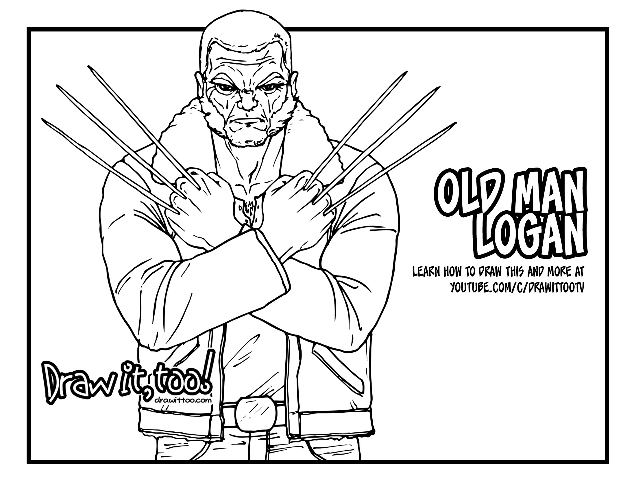 2200x1700 Old Man Logan (Comic Version) Tutorial