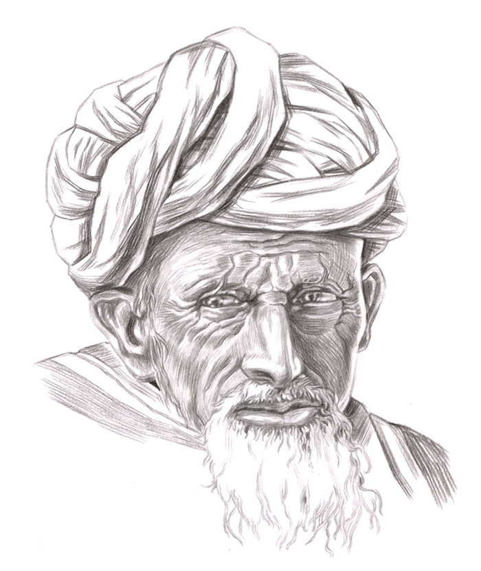 700x831 Rajasthani Old Man By Ketz