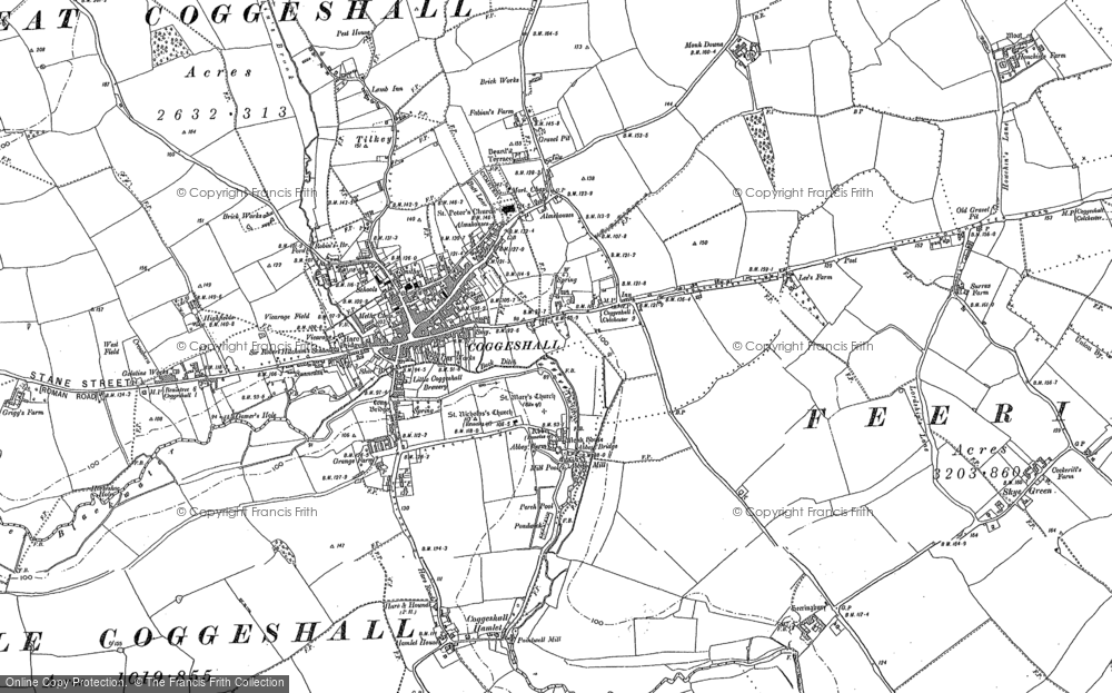 1000x623 Old Maps Of Coggeshall