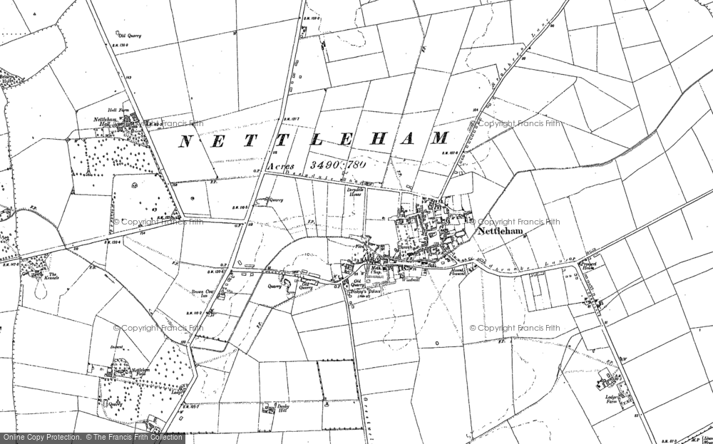 1000x623 Old Maps Of Nettleham