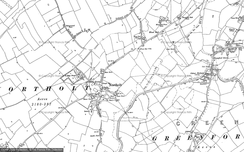 1000x623 Old Maps Of Northolt