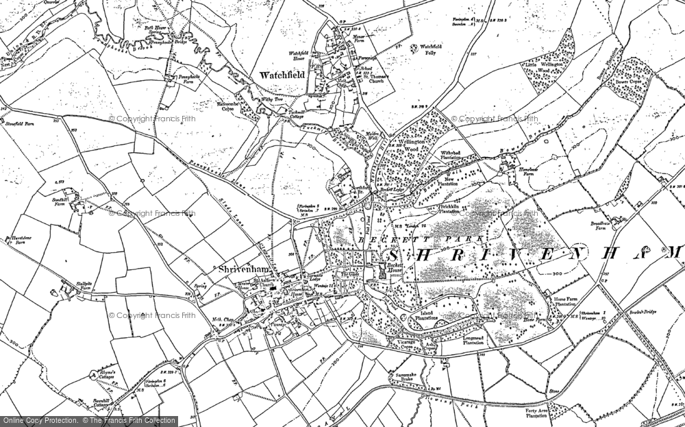 1000x623 Old Maps Of Shrivenham