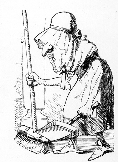 378x517 Old Maid Drawing