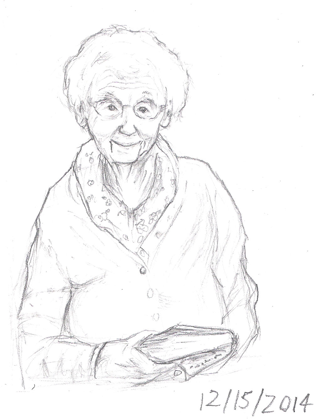 1024x1338 Smiling Old Lady 12 15 14 By Collidoscope