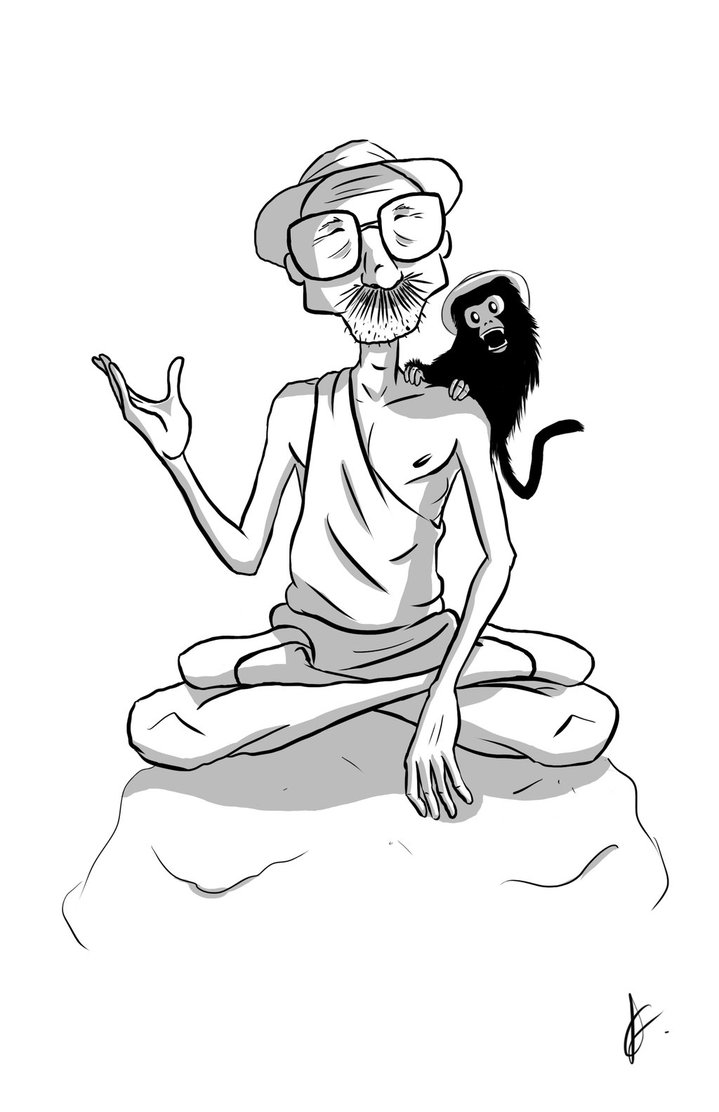 719x1112 Old Wise Man By Naruzozo