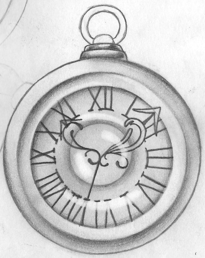 704x884 Old Pocket Watch Pencil Drawings Pocket Watch Drawing Art