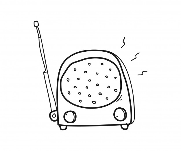 626x523 Old Radio Doodle Vector Premium Download