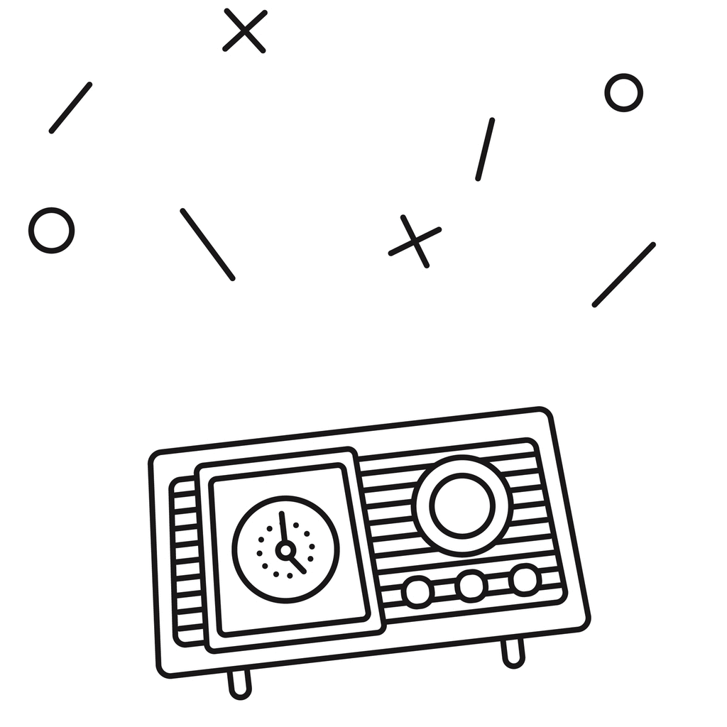 1024x1024 Vintage Radio Gifs