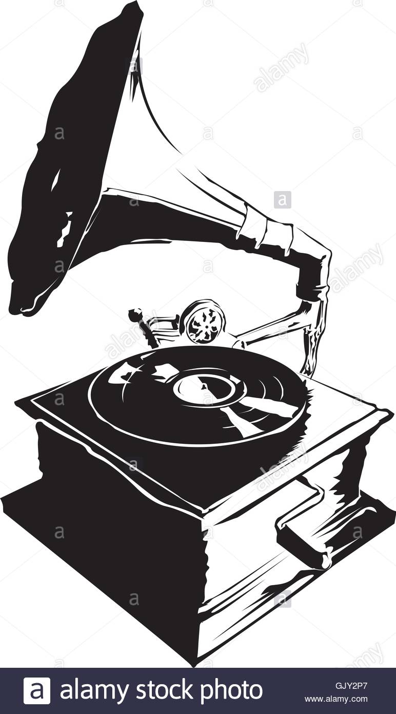 772x1390 Retro Record Player Stock Vector Art Amp Illustration, Vector Image