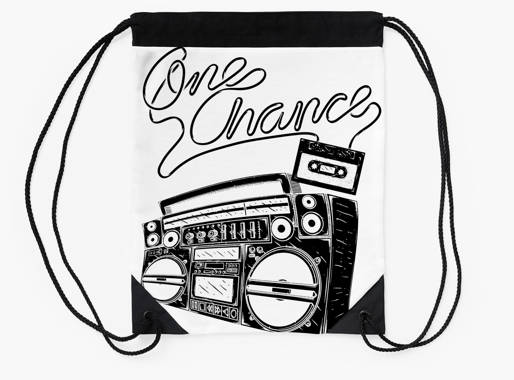 1690x1250 One Chance Ghetto Blaster Drawstring Bags By Onechanceaus Redbubble