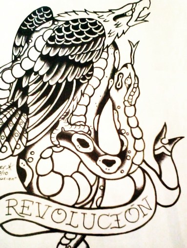 383x508 Old School Eagle By Battenburgg