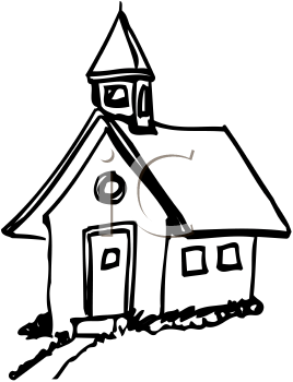 268x350 Royalty Free School House Clipart