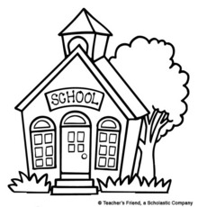 220x230 School House Cartoon Collection