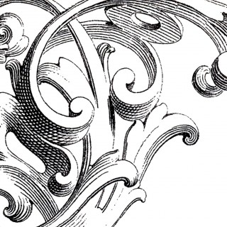 320x320 Antique Print Ornament Archives