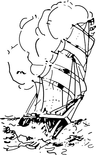 397x640 Old Sailing Ships Clipart Ship Outline
