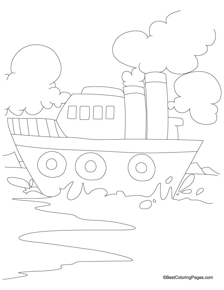 738x954 Old Ship Coloring Page Image Clipart Images
