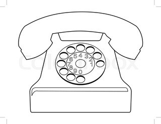 320x247 Set Of Retro And Vintage Telephones Isolated On White Background