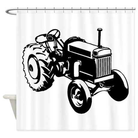 460x460 Old Tractor Shower Curtains Cafepress