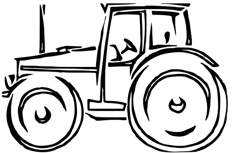 901x583 Tractor Coloring Pages Printable Pin Drawn Tractor Colouring Page