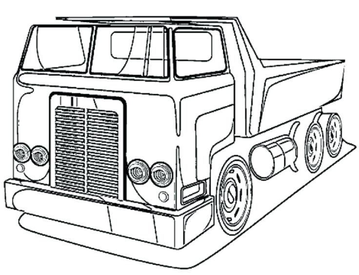 736x564 Excellent Pickup Truck Coloring Pages Print Old Download Fire