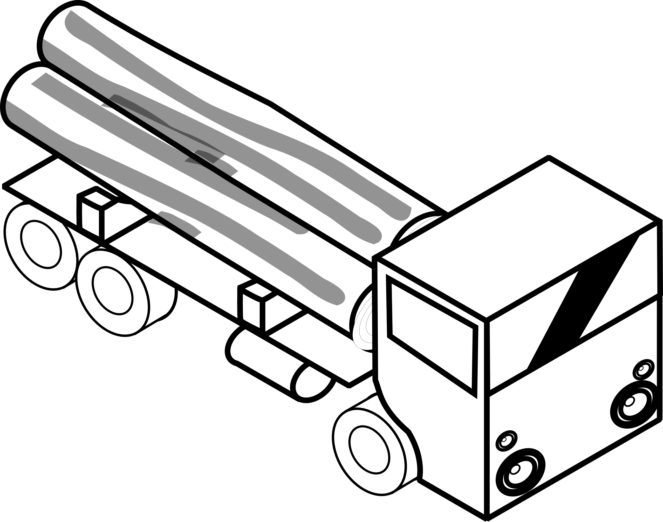 2555x2012 Old Truck Drawing Clipart